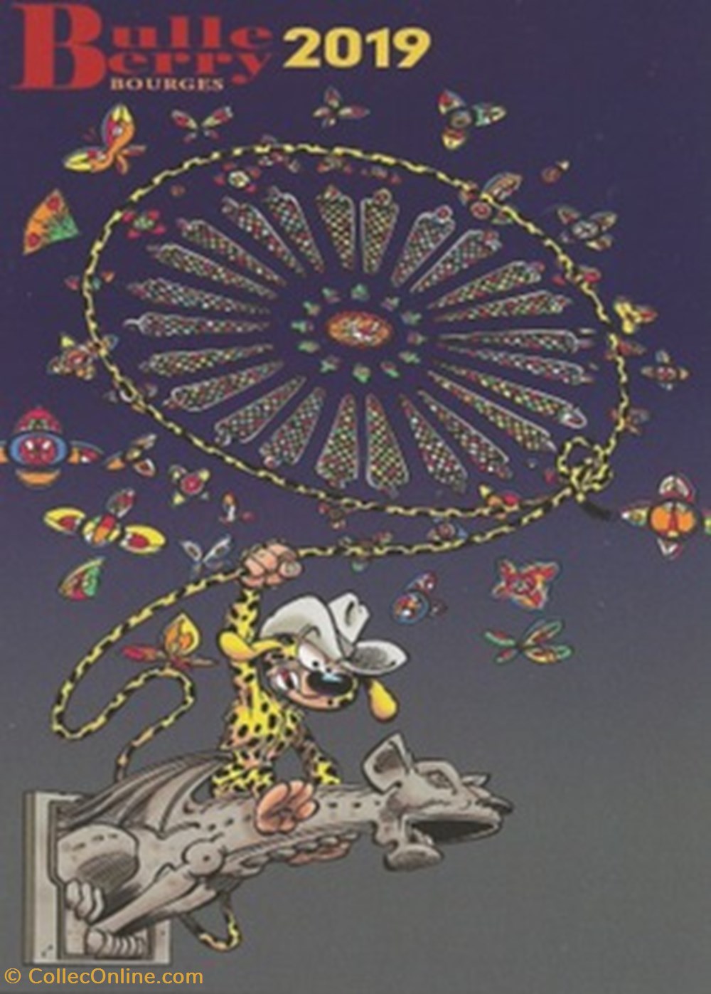 Bourges (18) 2019 cartes postales bande dessinee bourges 18 2019