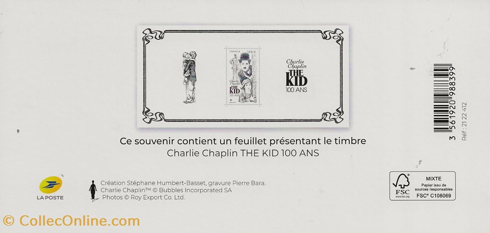 ZZZ 2021 Bloc du plus beau timbre de l'année 3 timbres zzz 2021 bloc du plus beau timbre de annee