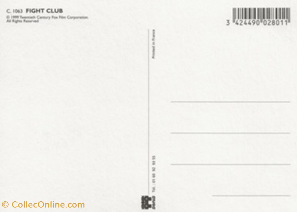 cartes postales autres fight club