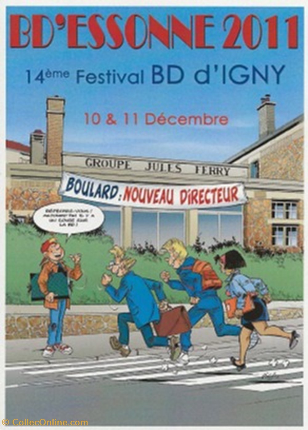 Igny (91) 2011 cartes postales bande dessinee igny 91 2011