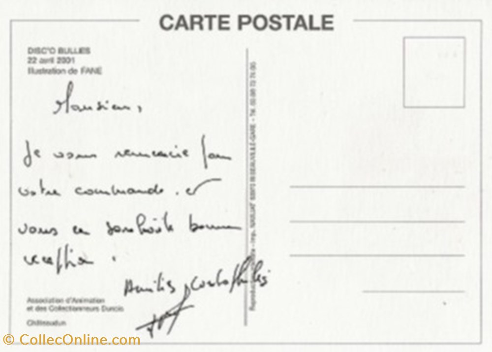 Chateaudun (28) 2001 cartes postales bande dessinee chateaudun 28 2001