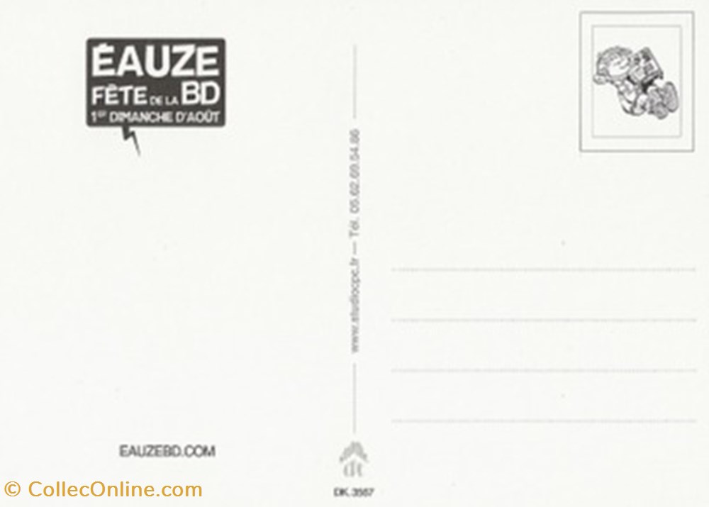 Eauze (32) 2009 cartes postales bande dessinee eauze 32 2009