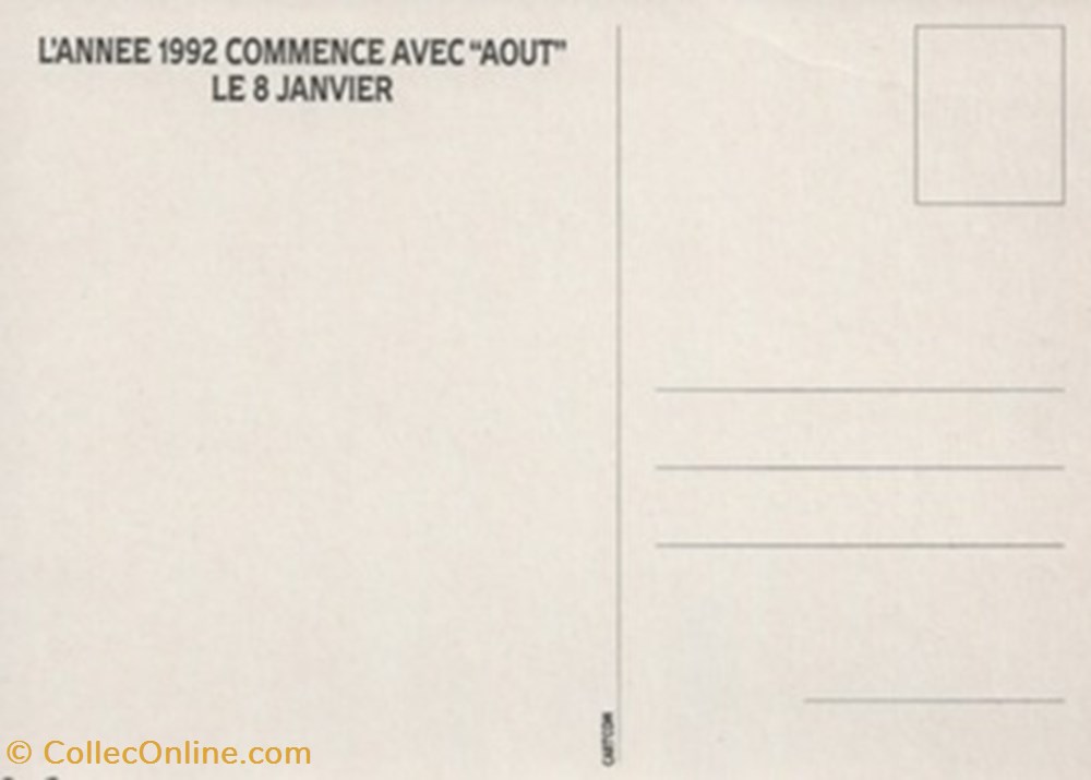cartes postales autres aout