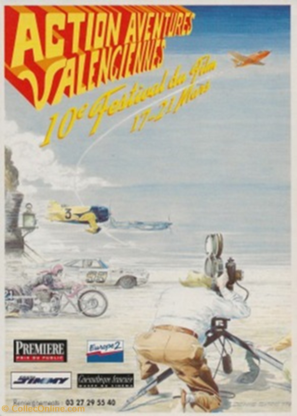 cartes postales autres valenciennes festival du film action et aventures 1999