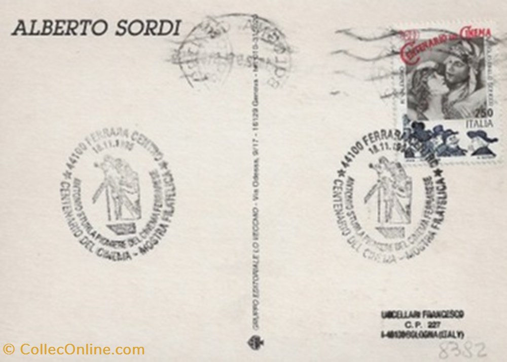 timbres ferrara italie 1995 centenario cinema italiano