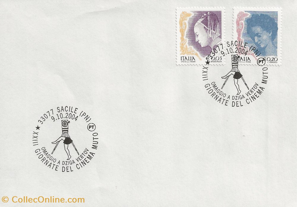 timbres sacile italie 2004 xxiii giornate del cinema muto