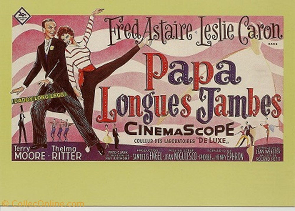 cartes postales autres papa longues jambes