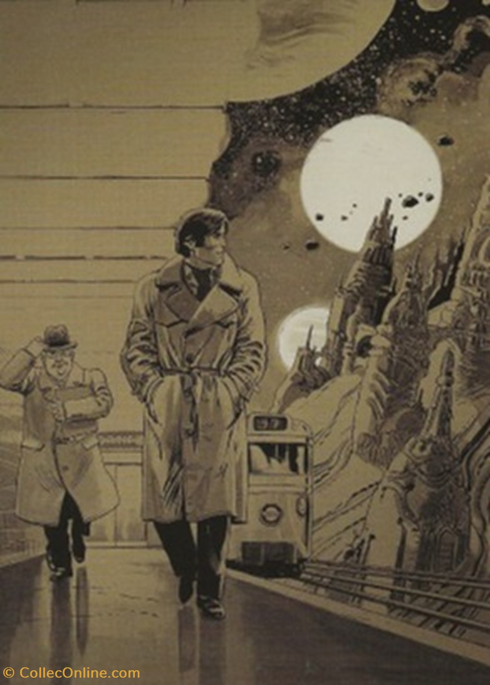Valérian et Laureline cartes postales bande dessinee valerian et laureline