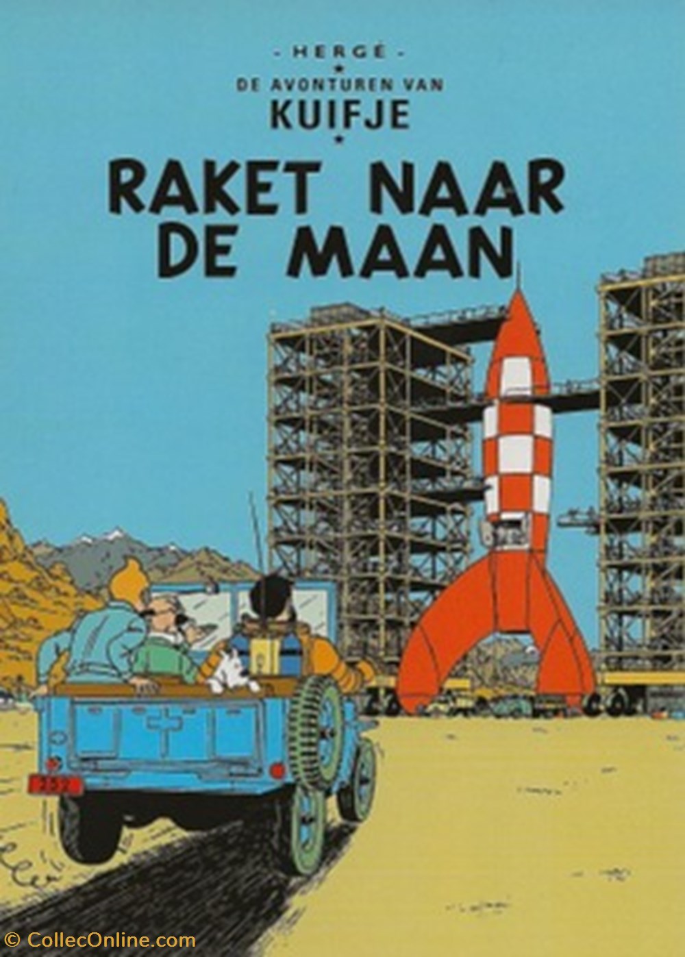 Tintin cartes postales bande dessinee tintin