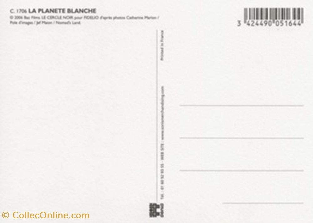 La planète blanche cartes postales autres la planete blanche