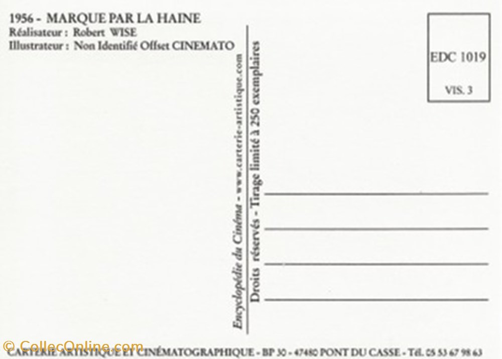 cartes postales autres marque par la haine