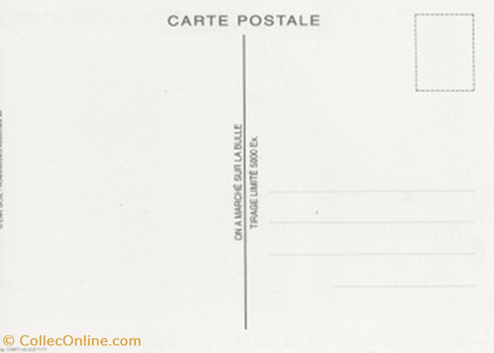 cartes postales bande dessinee amiens 80 1998