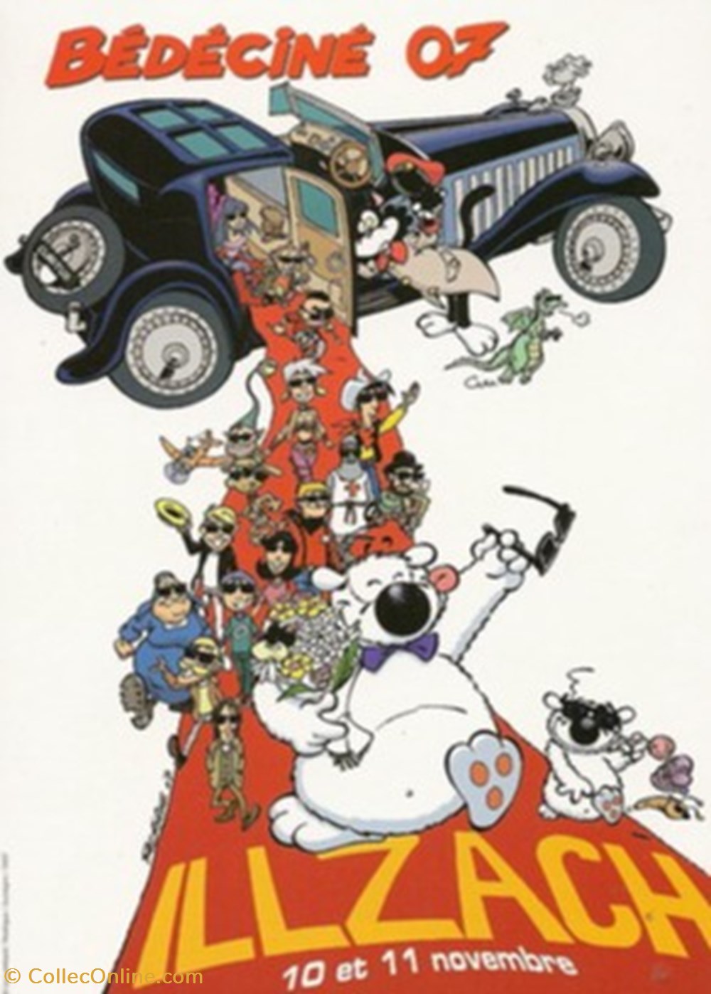 Illzach (68) 2007 cartes postales bande dessinee illzach 68 2007