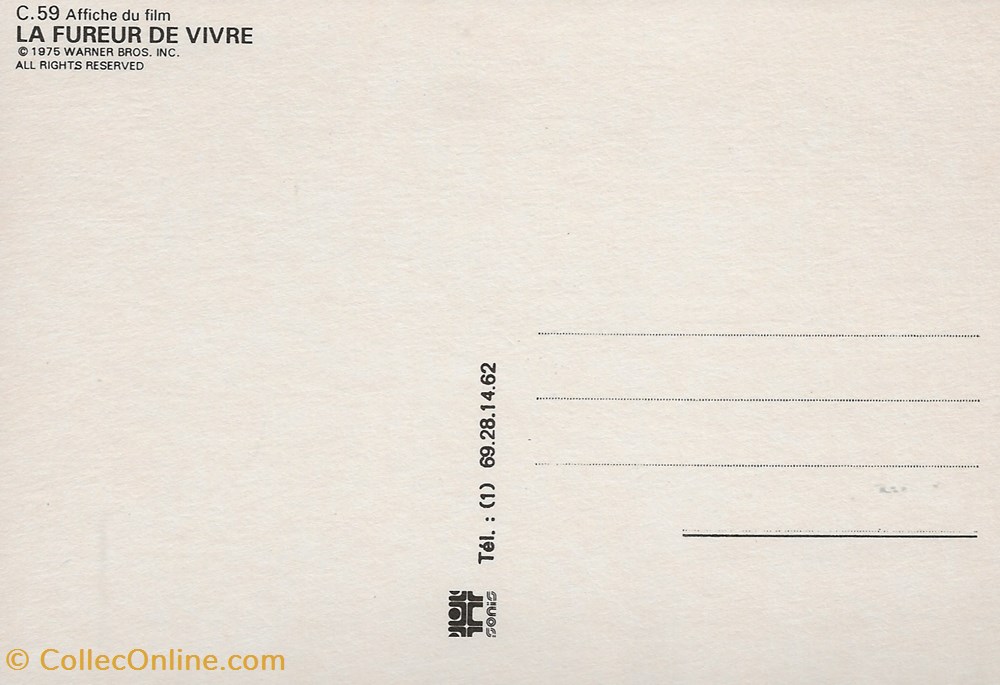 La fureur de vivre cartes postales autres la fureur de vivre