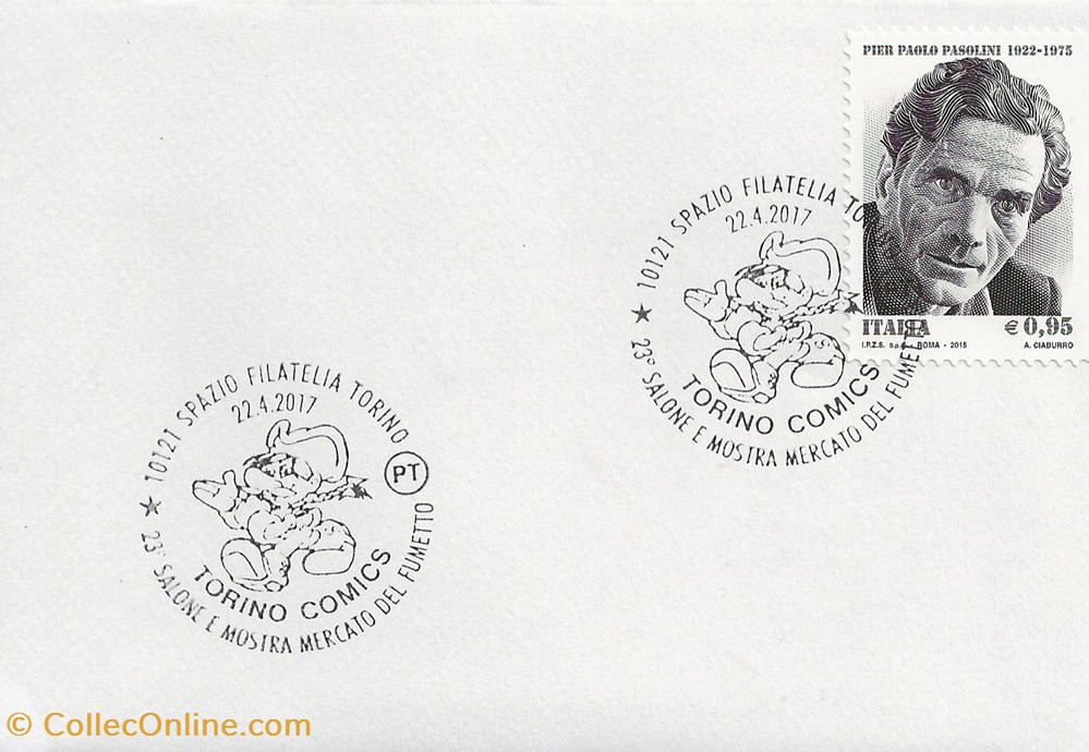 Torino (Italie) 2017 23° Salone e mostra mercato del fumetto - Torino comics timbres torino italie 2017 23 salone e mostra mercato del fumetto torino comics
