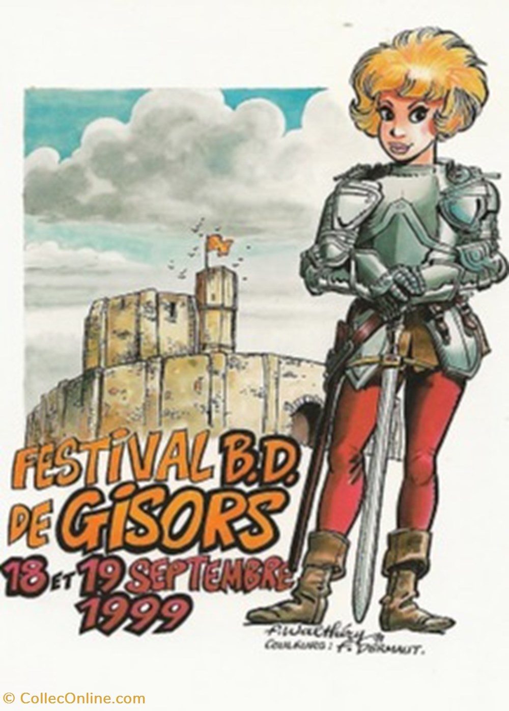 Gisors (27) 1999 cartes postales bande dessinee gisors 27 1999