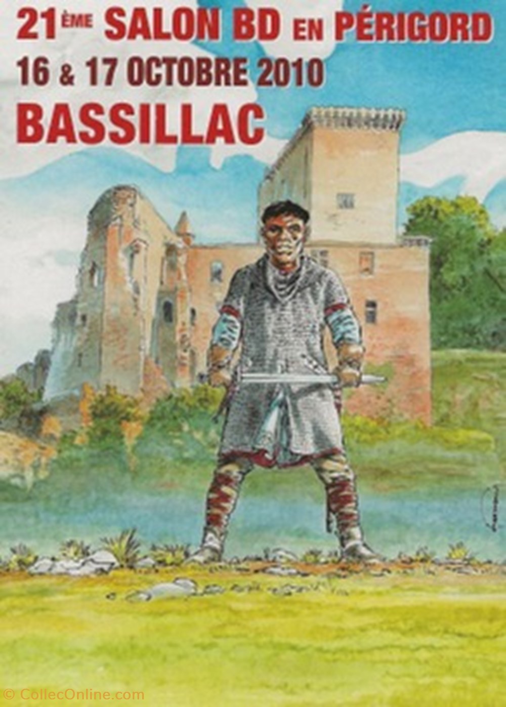 cartes postales bande dessinee bassillac 24 2010