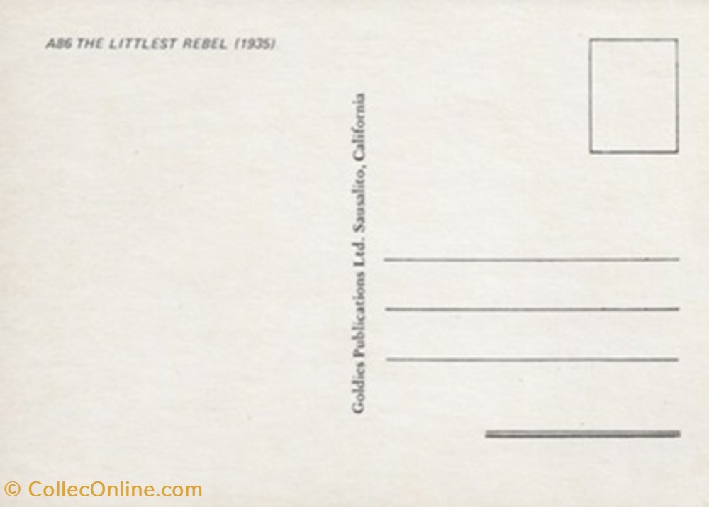 cartes postales autres the littlest rebel
