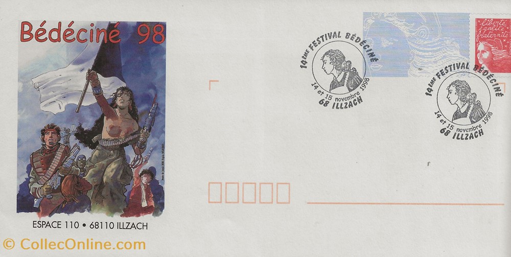 timbres illzach 68 1998 14eme festival bedecine