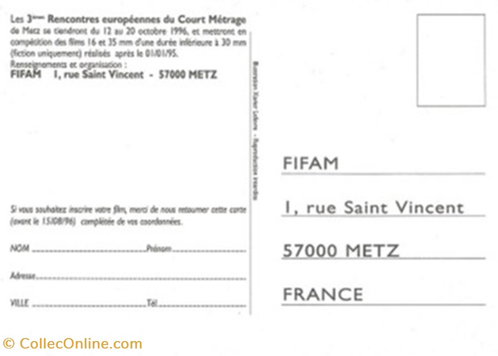 cartes postales autres metz rencontres europeennes du court metrage 1996