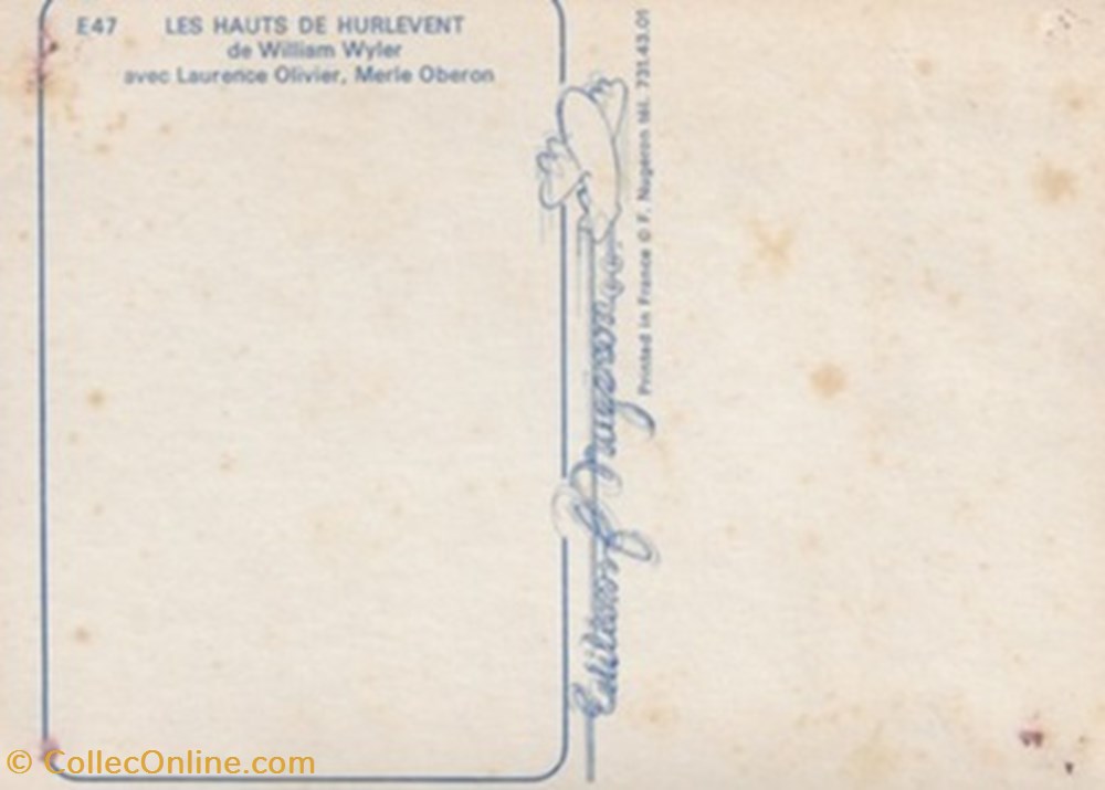 Les hauts de hurlevent cartes postales autres les hauts de hurlevent