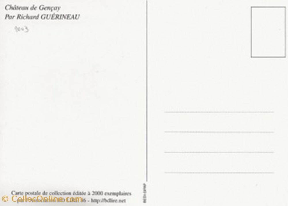 cartes postales bande dessinee liguge 86 2003