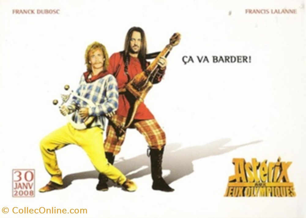 cartes postales autres asterix aux jeux olympiques