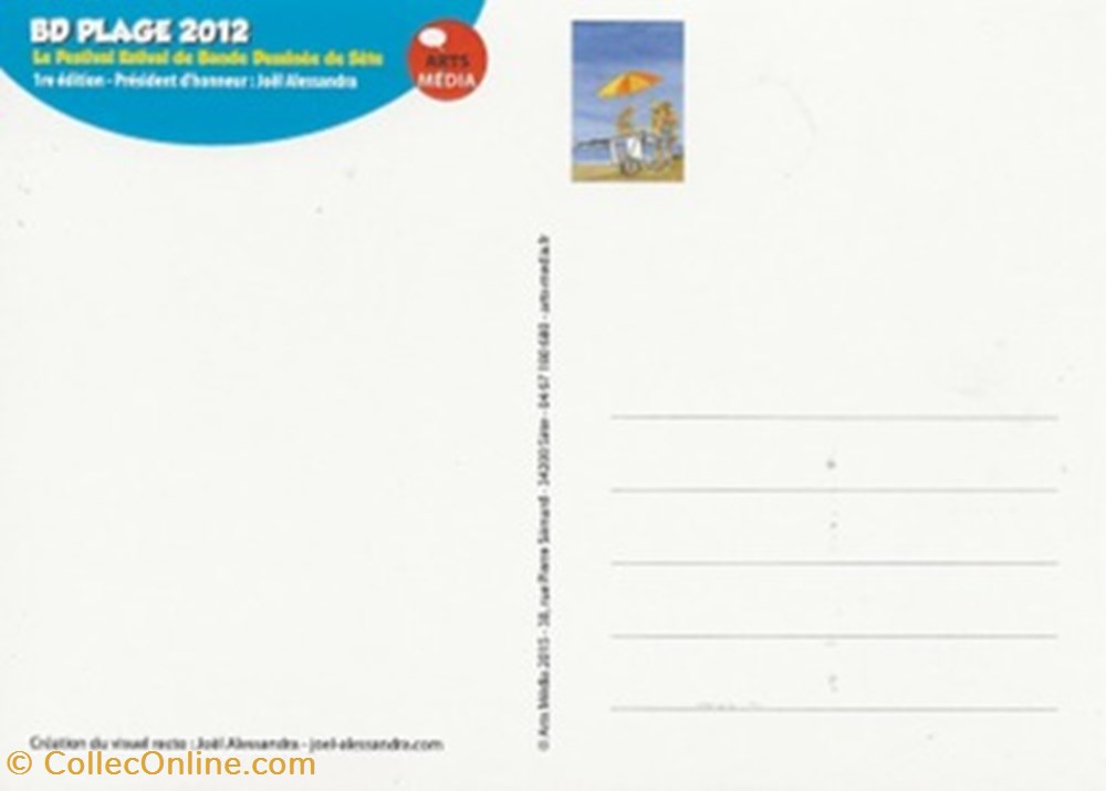 Sète (34) 2012 cartes postales bande dessinee sete 34 2012