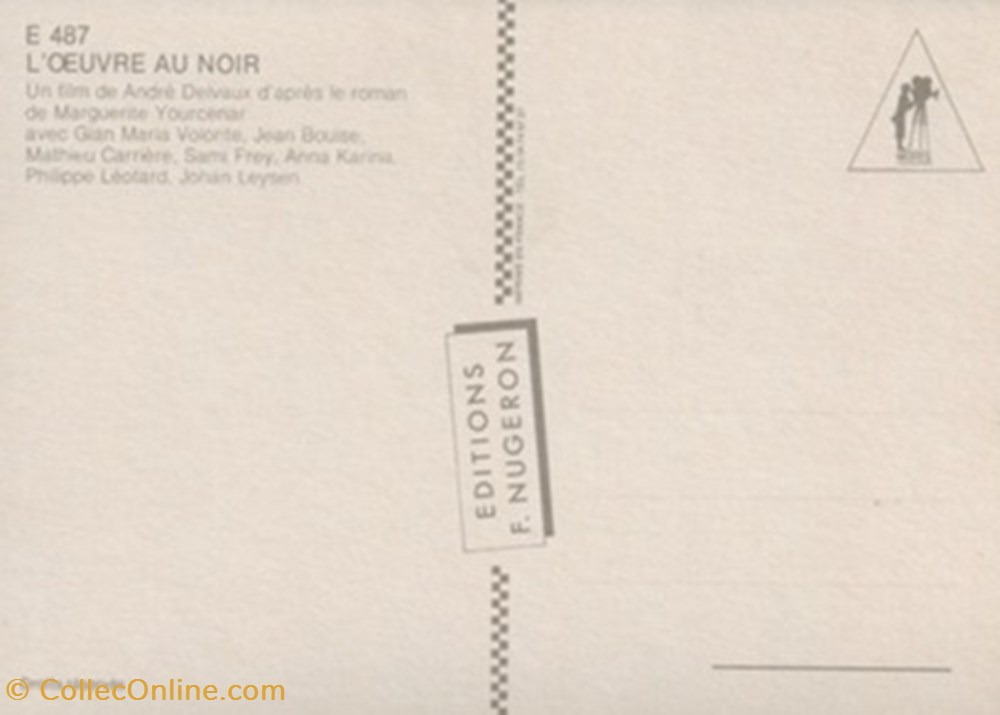 L'oeuvre au noir cartes postales autres l oeuvre au noir