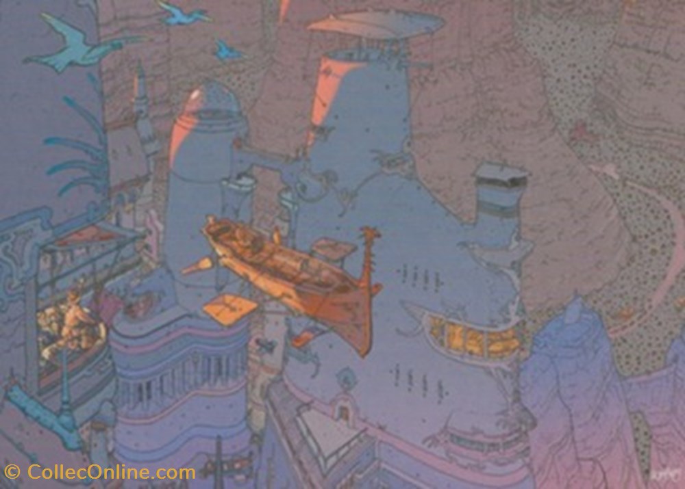 Moebius cartes postales bande dessinee moebius