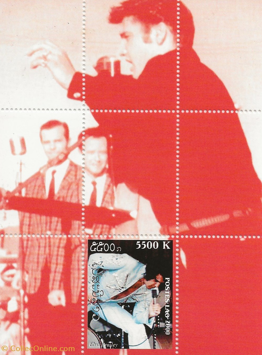 ZZZ Blocs (Laos) 2000 Elvis Presley timbres zzz blocs laos 2000 elvis presley