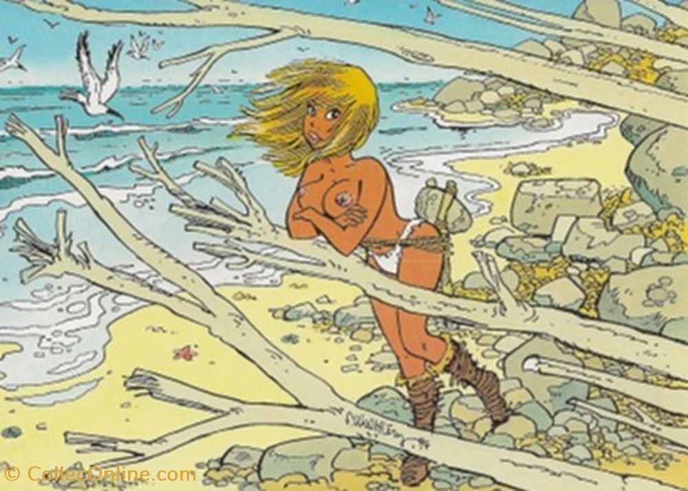 Natacha cartes postales bande dessinee natacha