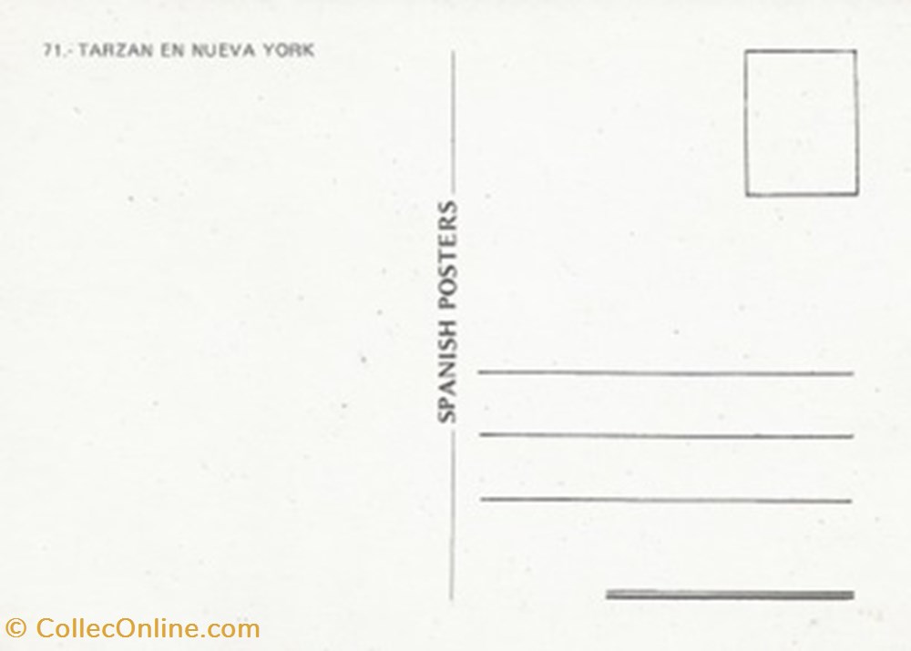 Tarzan en Nueva York cartes postales autres tarzan en nueva york