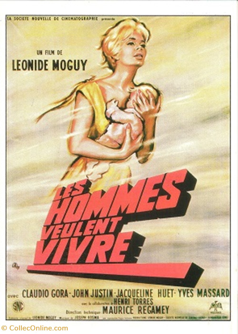 cartes postales autres les hommes veulent vivre