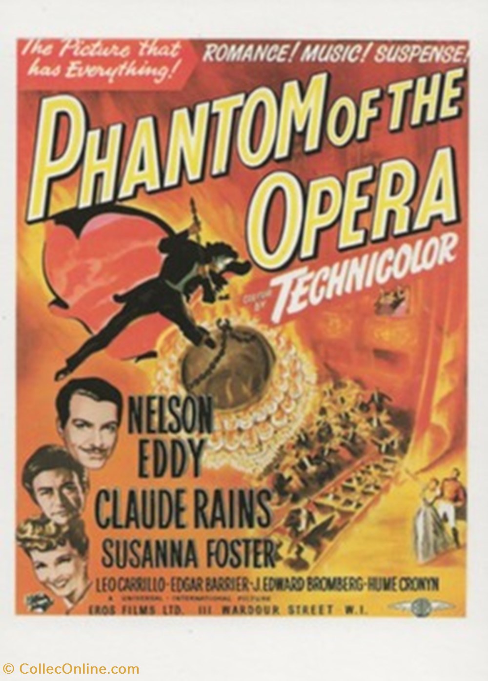Phantom of the opera cartes postales autres phantom of the opera