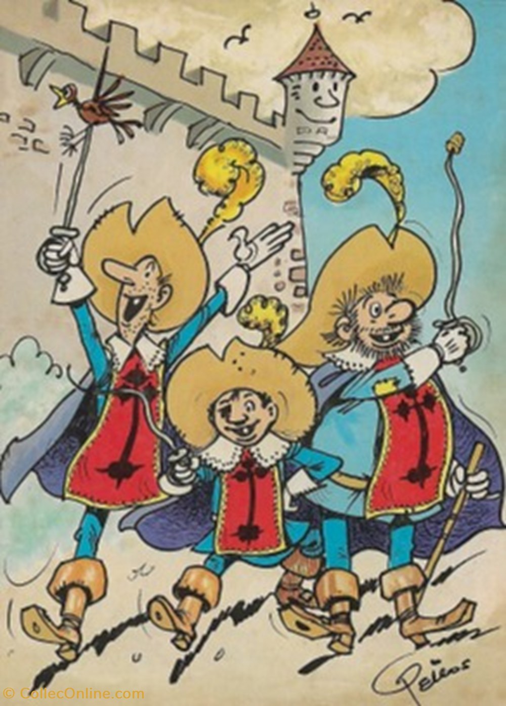 Pieds Nickelés cartes postales bande dessinee pieds nickeles