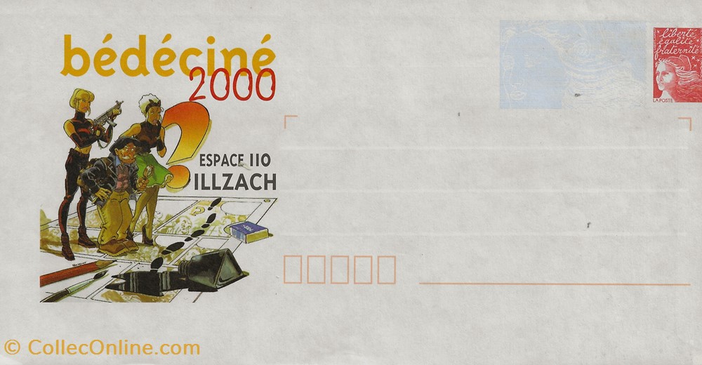 Illzach (68) 2000 16ème Festival Bédéciné 3 timbres illzach 68 2000 16eme festival bedecine