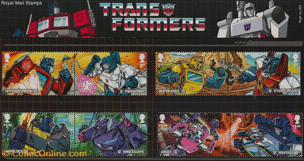 ZZZ - Grande-Bretagne 2022 Transformers timbres zzz grande bretagne 2022 transformers