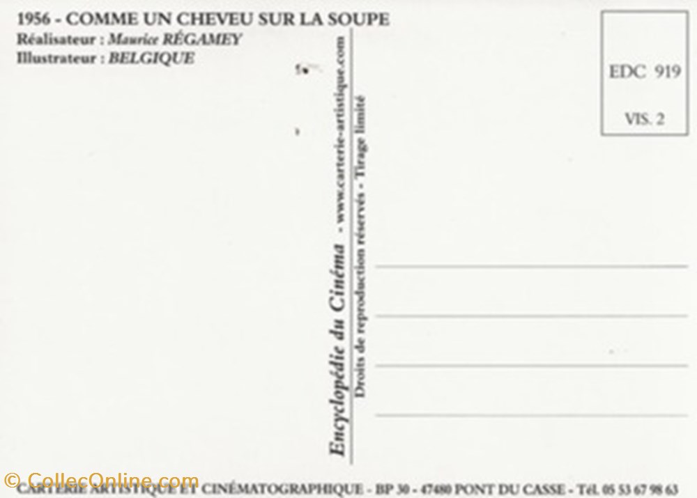 Comme un cheveu sur la soupe cartes postales autres comme un cheveu sur la soupe