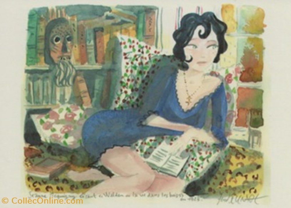Jeanne Picquigny (une aventure de) cartes postales bande dessinee jeanne picquigny une aventure de