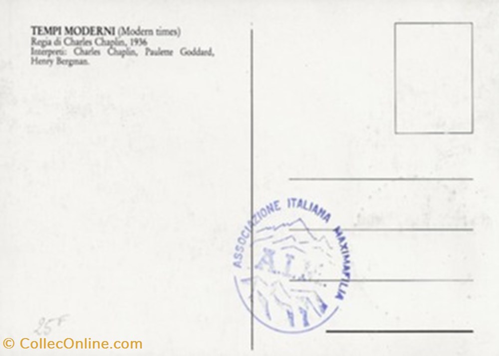 Les temps modernes 4 cartes postales autres les temps modernes