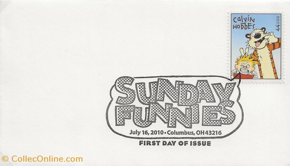Colombus (Etats-Unis) 2010 Sunday funnies timbres colombus etats unis 2010 sunday funnies