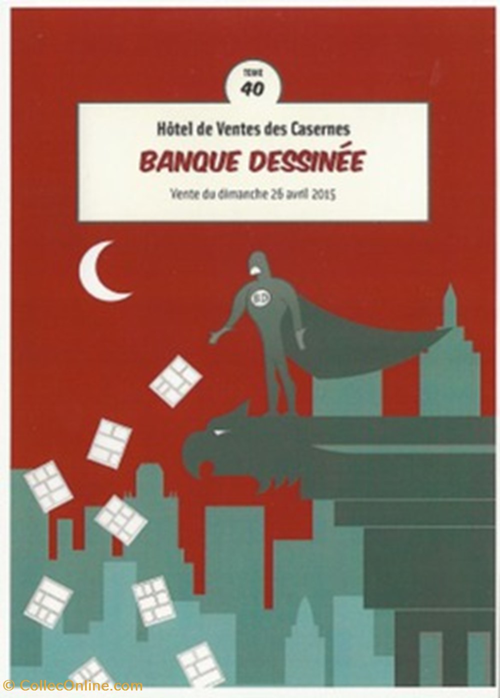 Banque Dessinée 40 cartes postales bande banque dessinee 40