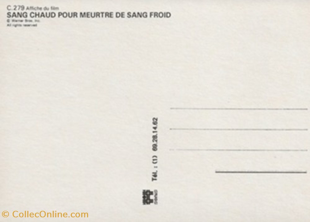 cartes postales autres sang chaud pour meurtre de sang froid