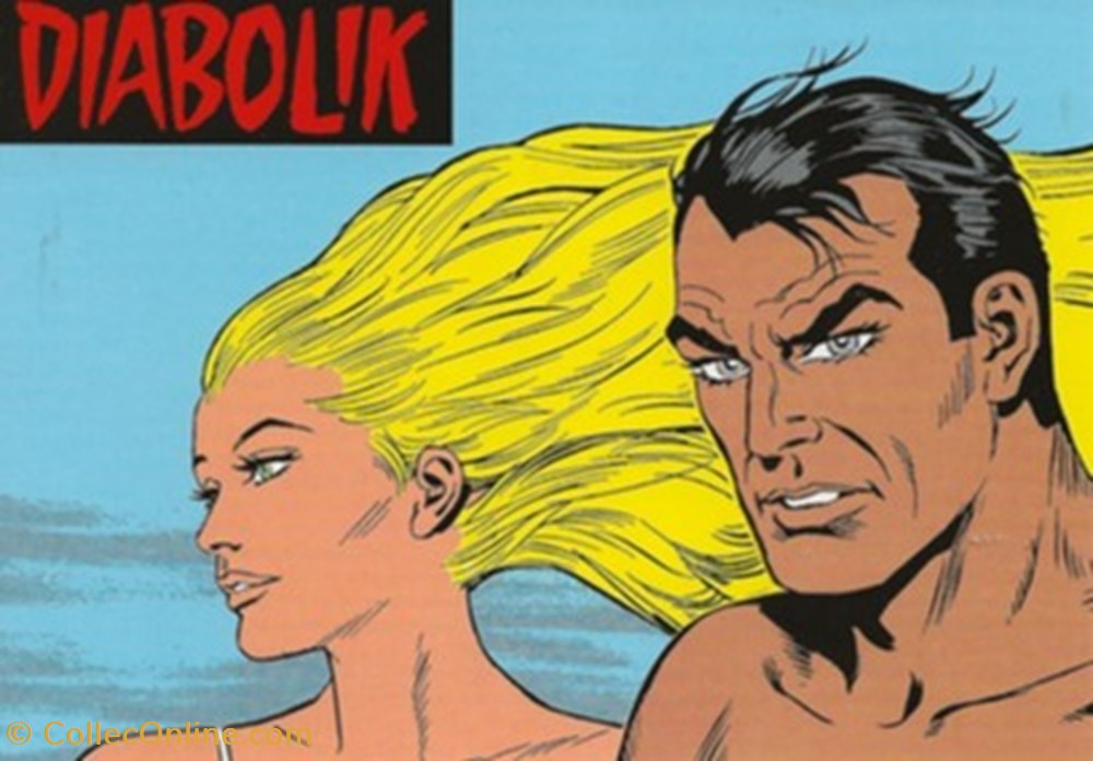 cartes postales bande dessinee diabolik
