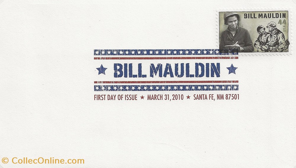 timbres santa fe etats unis 2010 bill mauldin