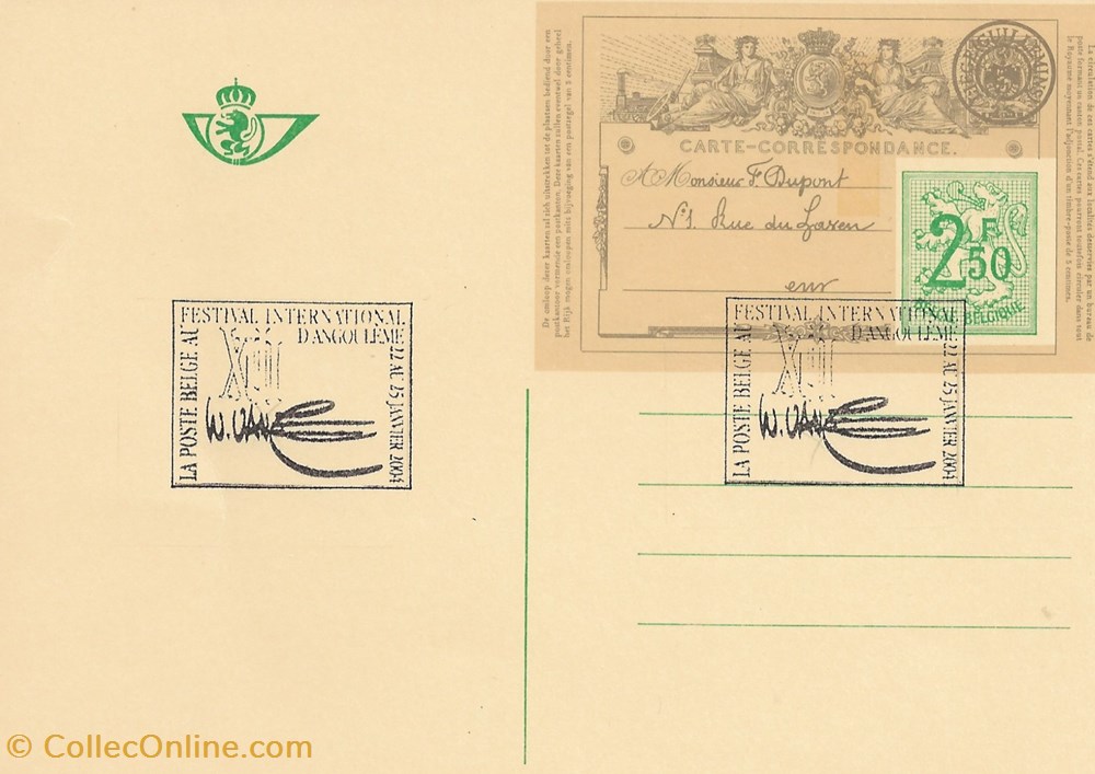 timbres angouleme belgique 2004 la poste belge van hamme