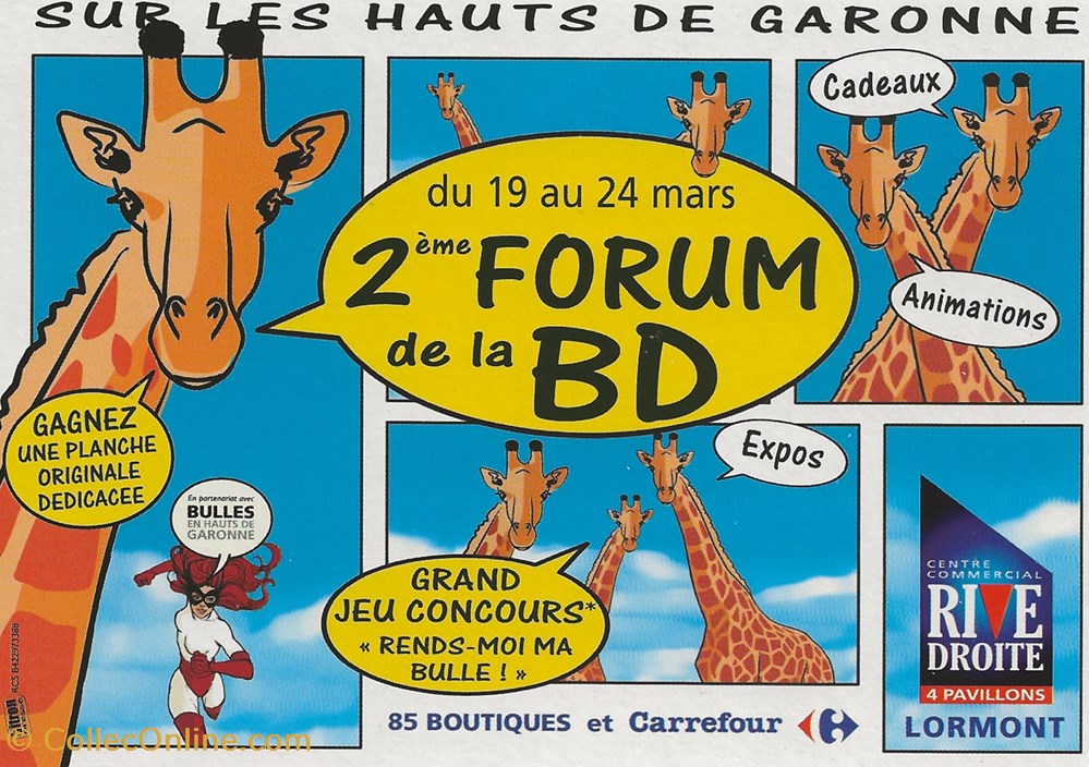 cartes postales bande dessinee floirac 33 2003