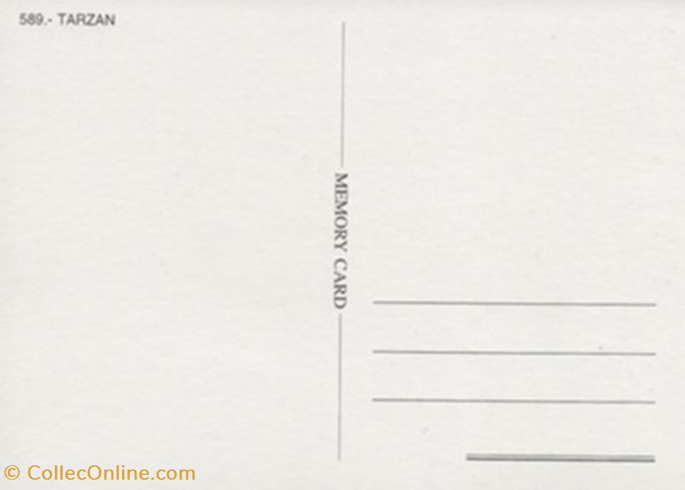 Tarzan cartes postales autres tarzan