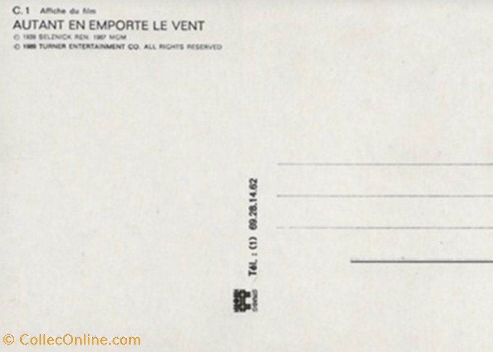 Autant en emporte le vent cartes postales autres autant en emporte le vent